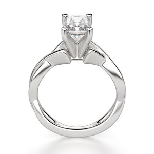 Radiant Cut Diamond Twisted Cute Anniversary Ring for Women RITZIN - Product Image 3