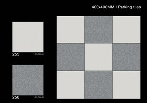 กระเบื้องปูพื้นพอร์ซเลนสำหรับจอดรถทางเดินในสวนและระเบียงขนาด400x400มม. คุณภาพสูง - Product Image 2