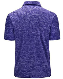 เสื้อถักแขนสั้นผู้ชาย ทรงปกติ สีพื้น ดีไซน์เรียบง่าย ผ้าฝ้าย 100% แห้งเร็ว มีโลโก้ด้านหน้า - Product Image 2