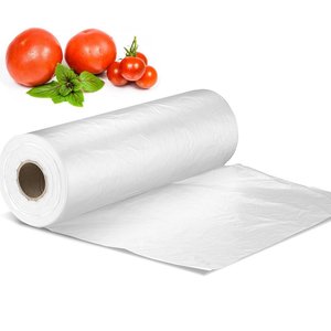 Bolsas de plástico transparente de grado alimenticio en rollo para supermercado, embalaje de frutas y verduras, almacenamiento, bolsa de mantenimiento fresco desechable - Product Image 2