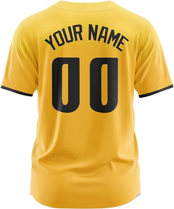 2025 Compre la camiseta de béisbol personalizable Popular Jersey con logotipo personalizado Camiseta de béisbol con tarifa de venta al por mayor personalizada - Product Image 3