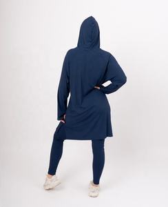 Vestido Deportivo Modesto de Manga Larga para Mujeres Musulmanas, con Capucha, Túnica Deportiva con Bolsillos, Diseñado para Entrenamientos en el Gimnasio y Fitness - Product Image 5