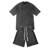 Nuevo Conjunto de Shorts Deportivos Transpirables con Estampado para Hombre, Camiseta de Manga Corta, Conjunto de 2 Piezas