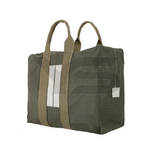 กระเป๋าโท้ทพรีเมียม-กระเป๋าโท้ททรงสี่เหลี่ยมขนาดใหญ่พร้อมโลโก้แบบกำหนดเอง กระเป๋าโท้ทผ้าแคนวาสสำหรับการใช้งานทุกวันที่ทนทาน - Product Image 2