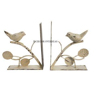 Trendy Pattern Arrival Large Shape Coasters Designer And High Grade Gold Plated <b>Heavy</b> <b>Duty</b> Metal Fancy Look Bookends From India - Product Image 2