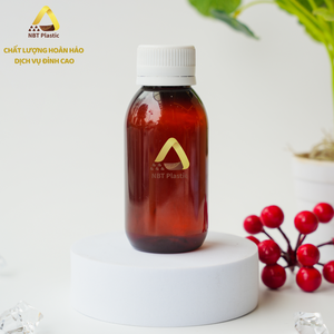 Custom 100ml Amber PET <b>Bottle</b> Cylinder Pharmaceutical Packaging for Liquid <b>Medicine</b> & Syrup for Pills - Product Image 6