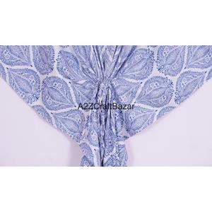 Caftán 100% algodón para mujer, túnica caftán de algodón hecha a mano, caftán bohemio de algodón, talla única, vestido caftán, túnica ecológica, regalo para ella. - Product Image 3