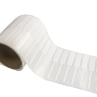 Étiquette de luxe miniature en matériau PET UHF NFC RFID pour bijoux (boucles d'oreilles, colliers, bracelets), étiquette découpée résistante à l'eau