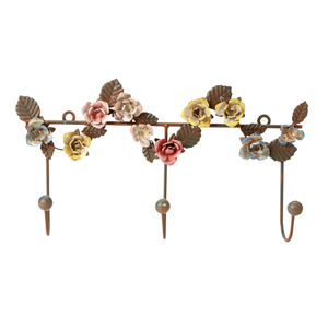 Multi Color Metal Flower Wall <b>Hook</b> Excellent Design for Home Kitchen & Living Room <b>Coat</b>, Key & Bag Wall Hangers <b>hooks</b> - Product Image 1