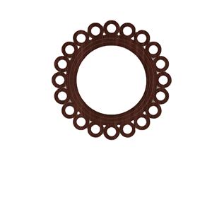 Nouveau miroir de décoration murale à cadre en bois de luxe Steely pour salle à manger et salon décor à la maison cadre photo miroir intelligent - Product Image 1