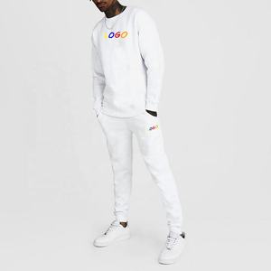 Survêtements pour hommes Vêtements de rue décontractés Mode d'hiver Survêtement Stone Wash Sun Faded Logo personnalisé imprimé Survêtements pour hommes - Product Image 2