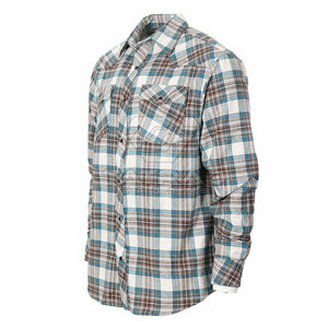 Chemise en flanelle pour homme, 100% coton, couleur unie, haute qualité, prix bas, meilleur design, style poche poitrine, décontractée, respirante, automne - Product Image 2