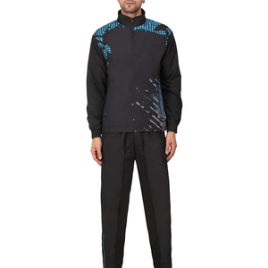 Survêtements personnalisés en coton respirant décontractés ajustés imprimés de luxe Mode Jogging Deux pièces Ensemble de survêtements pour hommes - Product Image 1
