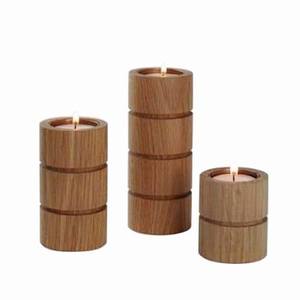 Table Decor Unique Style <b>Wooden</b> <b>Candle</b> <b>Holder</b> Table Decoration Candelabra Living Room Decor <b>Candle</b> <b>Pillar</b> <b>Holder</b> - Product Image 5