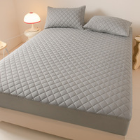 Housse de protection de matelas matelassée en polyester-coton imperméable de qualité supérieure, fabriquée en Chine, exclusive pour l'exportation