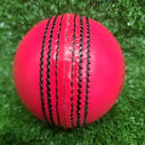 Strong Leather Cricket <b>Ball</b> Training Practice Match Seam Grip <b>Bounce</b> Red White Test Odi T20 Authentic Official Gear Hoserz - Product Image 1
