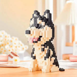 ชุดตัวต่อนาโนบล็อกมินิ พลาสติก บล็อกของเล่นสำหรับสร้างสรรค์รูปสุนัข - Product Image 6