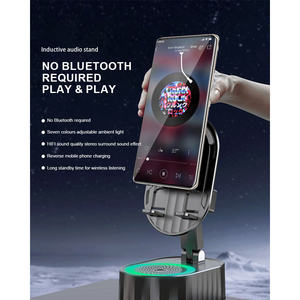 Haut-parleur sans fil compact et portable à induction NFC avec éclairage LED RGB, sortie audio 3W, lecteur de carte mémoire, fonction de charge de téléphone - Product Image 6