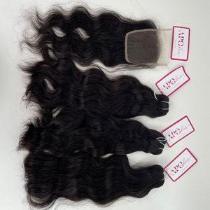 Vente en gros de cheveux vietnamiens vierges 100% à double tirage à cuticule alignée ensemble de cheveux humains bruts de qualité Remy vague naturelle pour la fabrication de perruques - Product Image 4