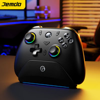 Manette de jeu sans fil Jemdo pour PS4, PS3, Switch, PC, avec fonction de vibration, compatible avec toutes les plateformes