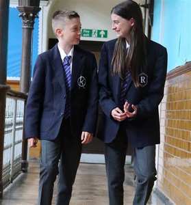 Pantalones personalizados, uniforme escolar, vestido clásico juvenil, Unisex, informal, ajustado, pantalón frontal plano, pantalones, uniforme escolar unisex - Product Image 4