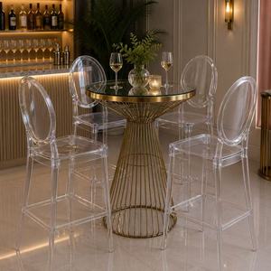 Mesa de Bar Comercial Moderna de Acero Inoxidable Dorado para Restaurantes, Cocinas, <span class=keywords><strong>Barra</strong></span> Alta, Hotel, Muebles para Bar en Casa - Product Image 5