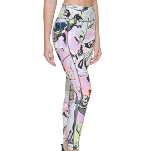 Vêtements de yoga Gym Leggings imprimés doux pour femmes Fournisseur Sport Leggings sans couture Logo personnalisé Vêtements de fitness Collants de sport - Product Image 2
