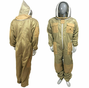 Apiculteur de luxe de haute qualité gardant les vêtements de costume de récolte avec chapeau rond-voile Combo équipement d'apiculture apicole - Product Image 5