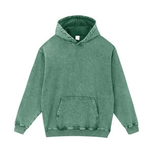 Unisexe nouveauté 2026 hommes coton lavé à l'acide sweats à capuche Logo en relief dernière conception haute qualité Top Design - Product Image 1