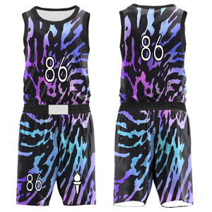 Custom Mesh Breathable Quick Dry Reversible Jersey Basketball Singlet Sports Wear <b>Heat</b>-Transfer Printed Unisex Wholesale Team - Product Image 5