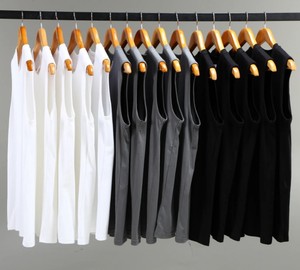 เสื้อกล้ามออกกำลังกายแขนกุดผู้ชายเสื้อ100% ยิมผ้าคอตตอนแนวสตรีทเสื้อยืดออกกำลังกายแขนกุดสำหรับฤดูร้อน - Product Image 4