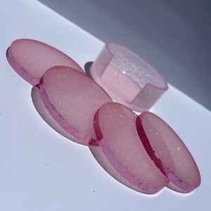 Posavasos de resina para escritorio y mesa Posavasos hechos a mano con forma y color personalizados - Product Image 3