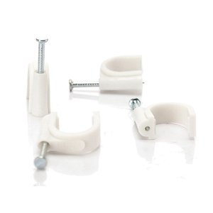 * Presa * 14 pezzi 14mm clip per cavo Nail-On a parete morsetti per filo-casa e giardino/ - Product Image 3