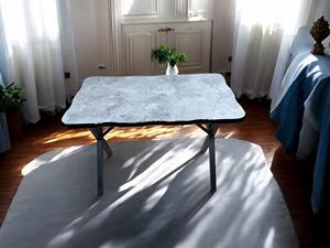 Recién llegado, mesa extendida multicolor, parte superior brillante, patas de madera maciza, MDF de alta calidad, fábrica de muebles de cocina/comedor turco para el hogar - Product Image 6