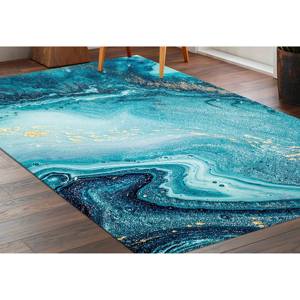 พรมพิมพ์ลายหินอ่อนโทนสีน้ำเงิน 3 มิติ, พรมของขวัญ, พรมตกแต่ง, พรมเชนิลล์ - Product Image 3