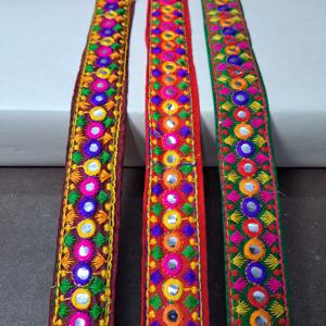 Luxury Long Lasting Polyester <b>film</b> Embroidery Lace for Wedding Dress <b>Decoration</b> Saree Blouse readymade garment from India - Product Image 2