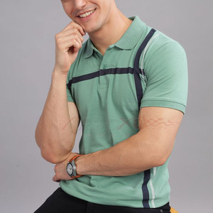 Camiseta Casual para Hombre con Cierre Clásico de Tres Botones en Tejido de Punto para Oficina y Fin de Semana - Product Image 6