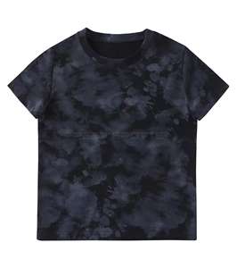 เสื้อยืดโอเวอร์ไซส์ทรงครอปสำหรับผู้ชาย คุณภาพสูง ผ้าฝ้าย 100% สไตล์วินเทจ ย้อมสีซีดแบบซันเฟด ล้างสีแบบแอซิด น้ำหนักผ้า 220 กรัม สีพื้น - Product Image 1