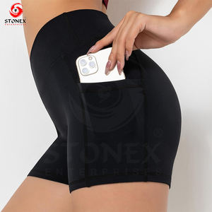 Shorts de sport pour femmes |   Shorts de sport respirants et confortables à séchage rapide |   Vêtements de sport légers à taille élastique - Product Image 2