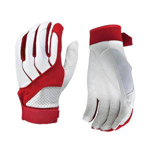 Guantes de bateo de béisbol totalmente personalizados para adultos Impresión digital Guantes de bateo de béisbol de cuero transpirable - Product Image 1