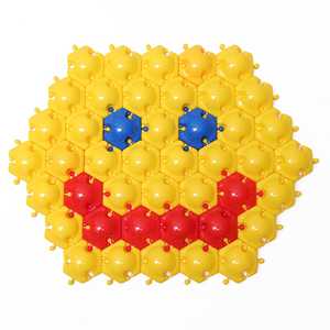 Hexie Puzzle <b>Blocks</b> Construction Educational Toy for 2-4 Years <b>Plastic</b> ABS Material Magnet Anime Character Model Packaged Sets - Product Image 1