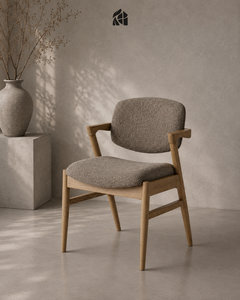 Silla de Comedor Aurellina de Madera de Teca Premium, Muebles de Comedor de Madera Sólida, Muebles para el Hogar de Diseño Moderno de Mediados de Siglo, Hechos a Mano y de Lujo - Product Image 6