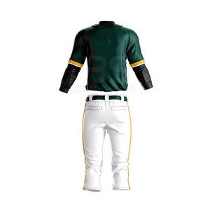 Meilleur prix uniforme de maillot de baseball d'approvisionnement direct d'usine pour adultes respirant col en V vêtements d'équipe pour le softball - Product Image 5