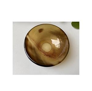 Home Hotel Dinnerware <b>Food</b> Bowl Home Kitchen Ware Fruits Customize Design <b>Foods</b> Cow Horn Bowl Top Quality Handmade Horn Bowl - Product Image 1