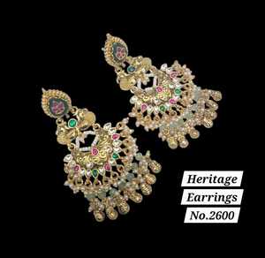 Latest Designer Indian Wholesale Jewelry of <b>Jhumka</b> Kundan <b>Earrings</b> New Collections for Women's Stylish <b>Earrings</b> Collection 2024 - Product Image 2