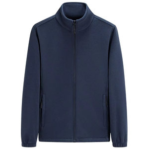 แจ็คเก็ตหนัง PU คุณภาพสูงสำหรับผู้ชาย สไตล์เกาหลี แฟชั่นกันลม แห้งเร็ว พร้อมโลโก้ด้านหน้า เหมาะสำหรับฤดูใบไม้ร่วงและฤดูหนาว - Product Image 4