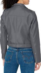 Veste en cuir d'agneau véritable tendance pour femmes 2026, design personnalisé, vêtements d'hiver, vestes en cuir à vendre - Product Image 2