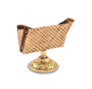 Best Quality Handmade Antique <b>Gold</b> Metal Pen Holder for Office Use and <b>Desk</b> Organizer Pen Holder for Corporate Gift Indian - Product Image 4