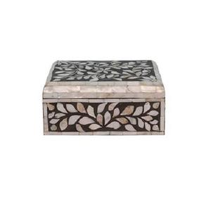 กล่องเครื่องประดับแบบฝังกระดูกสำหรับเป็นของขวัญแต่งงานอุปกรณ์จัดระเบียบงานฝีมือที่หรูหราเหมาะสำหรับร้านของขวัญและนักออกแบบตกแต่งภายใน - Product Image 4