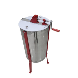 Extractor de Miel Manual de 3 Cuadros - Agitador de Miel Totalmente de Acero Inoxidable - Separador Manual Precio Directo de Fábrica - Product Image 5